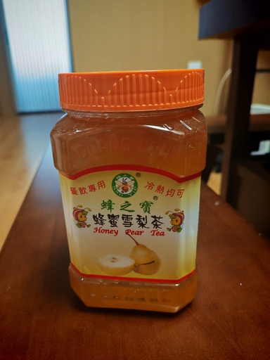 蜂蜜雪梨茶